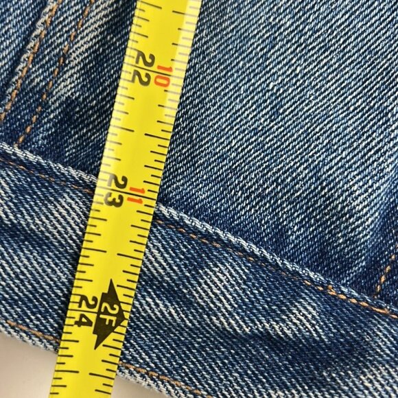 Illegal Oversized Blue Denim Jean Jacket - Picture 7 of 8